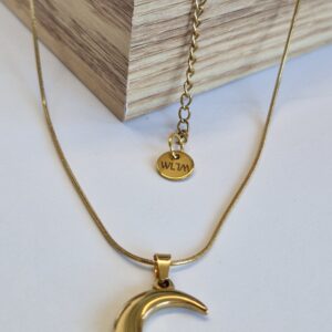 Mond Kette - Gold